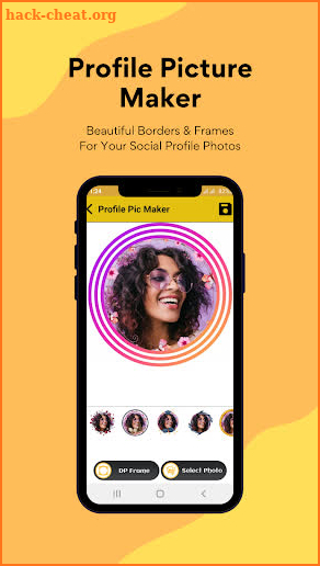 Profile Pic Maker Border Frame screenshot