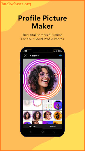 Profile Pic Maker Border Frame screenshot