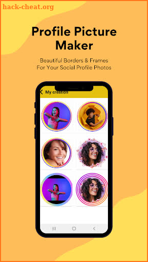 Profile Pic Maker Border Frame screenshot