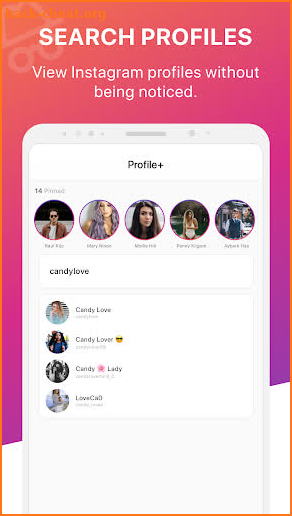 Profile Plus+ Instagram Video Downloader screenshot