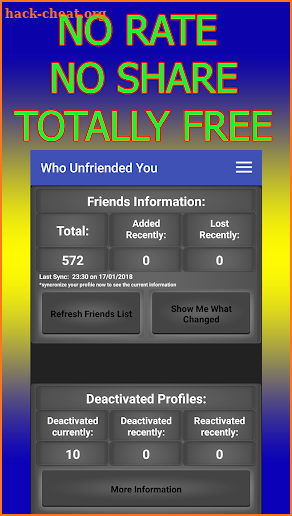 Profile Secret Stats Reader: who viewed my face screenshot