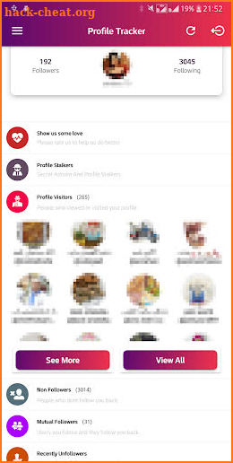 Profile Tracker,who viewed my profile screenshot