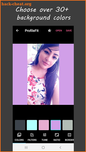 ProfileFit - Photo Editor (Crop, Filters & More!) screenshot