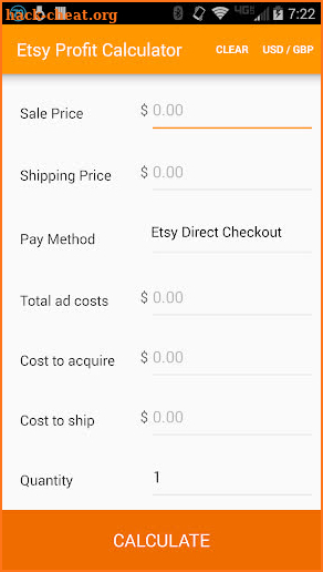 Profit Calculator for Etsy screenshot