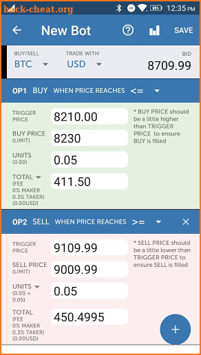 ProfitTrading For Coinbase GDAX Trade much faster screenshot