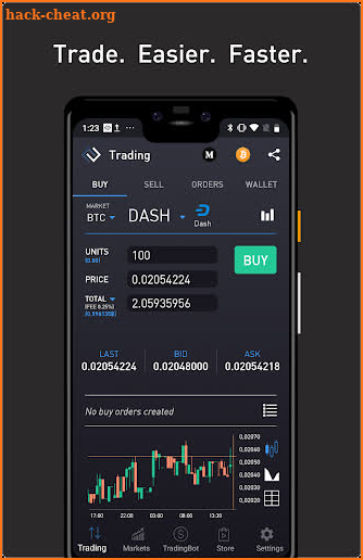 ProfitTradingApp for BitMEX screenshot