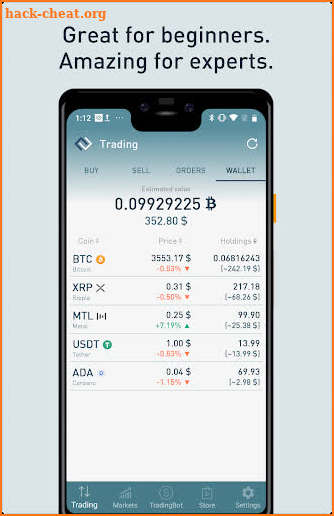 ProfitTradingApp for BitMEX screenshot