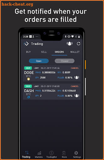 ProfitTradingApp for BitMEX screenshot