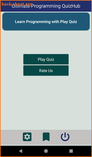 Programming QuizHub screenshot