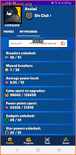 Progress Calculator for Brawl Stars screenshot