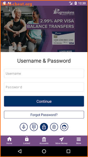 Progressions Credit Union screenshot