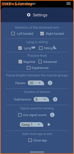 Progressive Muscle Relaxation screenshot