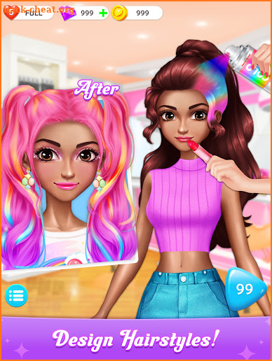 Project Makeup: Makeover Story Games for Girls screenshot