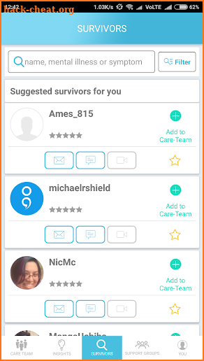 Project Semicolon User App screenshot