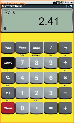 ProjectCalc Classic screenshot