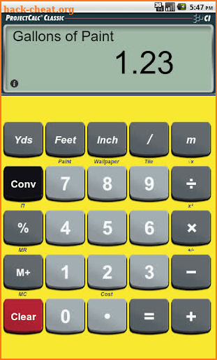 ProjectCalc Classic screenshot