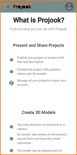 Projook - 3D Scan screenshot