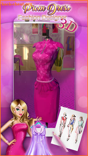 Prom Dress Fashion Designer 3D screenshot