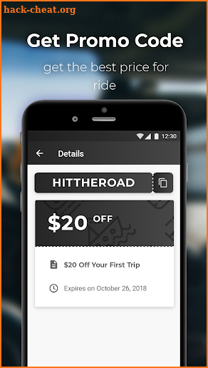 Promo Code For Uber Taxi screenshot