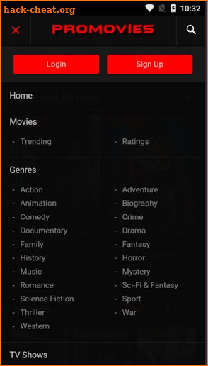 Promovies screenshot