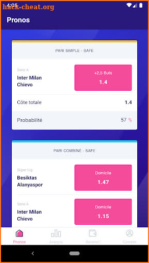 Prono FC - Pronostics Sportifs screenshot