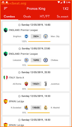 Pronos King screenshot