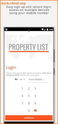 Property List - Map, Share and screenshot