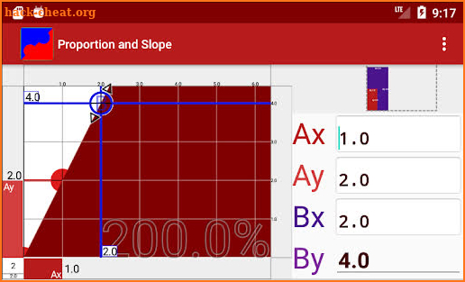 Proportion and Slope screenshot