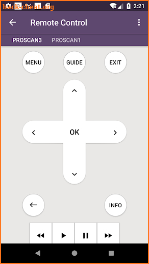 Proscan TV Remote screenshot