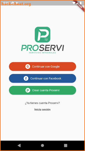 Proservi screenshot