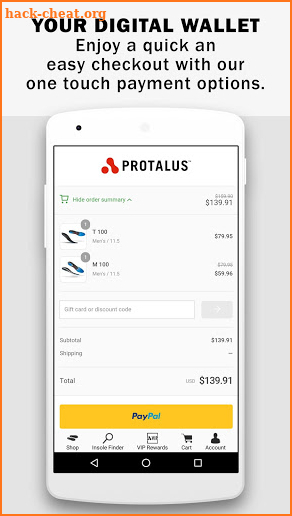 Protalus Insoles screenshot