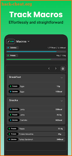 Protein Tracker - DailyProtein screenshot