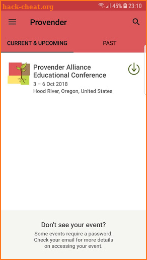 Provender Conference screenshot