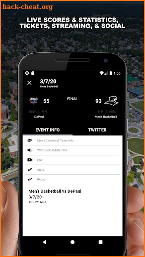 Providence Friars Gameday screenshot