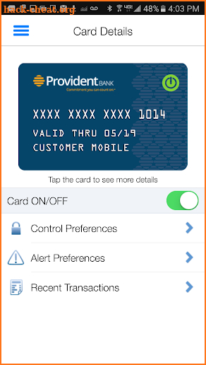 Provident U-Shield screenshot