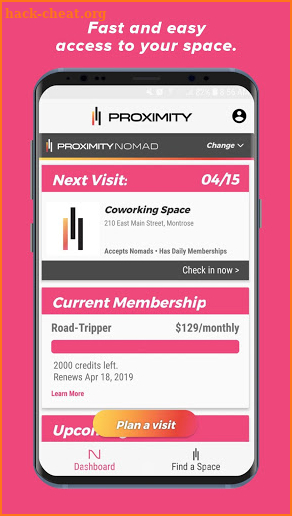 Proximity Mobile screenshot