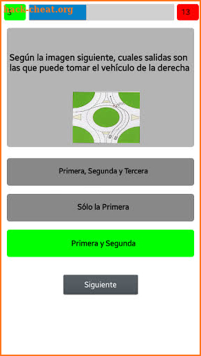 PRUEBA TEORICA COSEVI screenshot