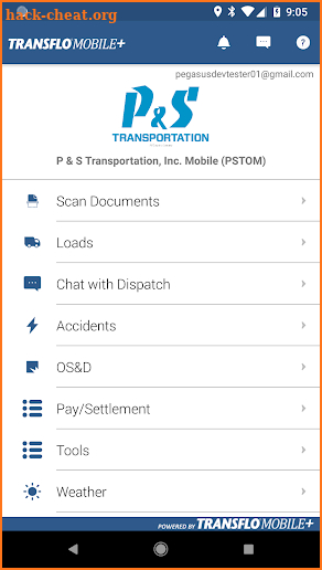 PS Logistics screenshot