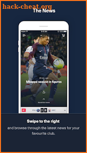 PSG Official: the Paris Saint-Germain App screenshot