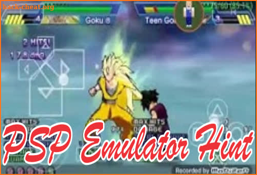 PSP Emulator Dragonballz Budokai 2 Games Obby Hint screenshot