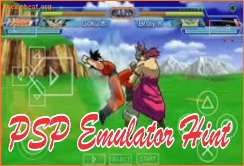 PSP Emulator Dragonballz Budokai 2 Games Obby Hint screenshot