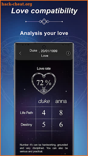 Psychic numerology & life path screenshot