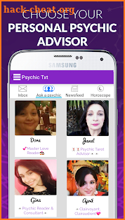 Psychic Txt & Daily Horoscopes screenshot