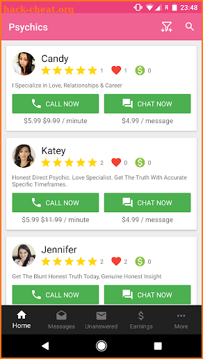 Psychics - Instant Phone & Chat Psychic Reading screenshot