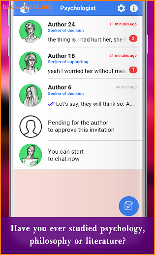Psychology Chat - Help in Psychologist role online screenshot
