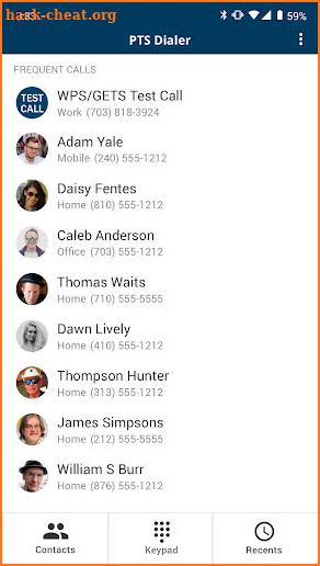 PTS Dialer screenshot