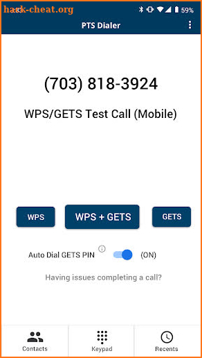 PTS Dialer screenshot