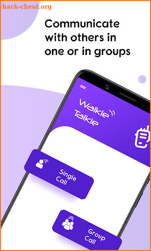 PTT Walkie Talkie : Free Call Without Internet screenshot