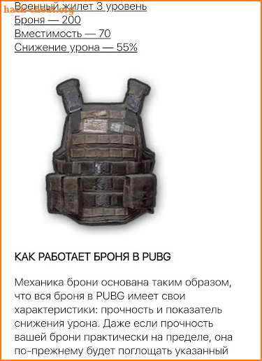 PUBG Инфо screenshot