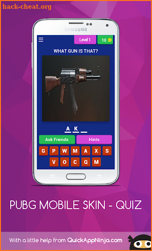 PUBG MOBILE SKIN - QUIZ screenshot